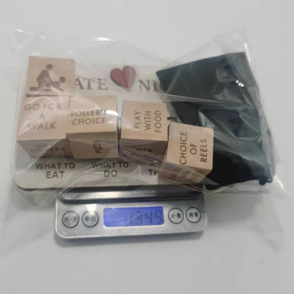Wooden Date Night Dice Wooden Date Night Ideas Game Dice Romantic Couple Date Night Game Action Decision Dice Games for Couple