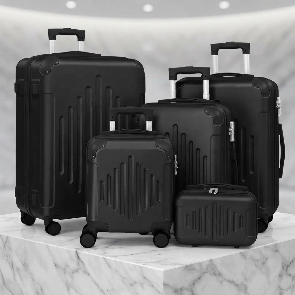 5-Piece ABS Hard-Shell Luggage Set